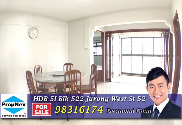Blk 522 Jurong West Street 52 (Jurong West), HDB 5 Rooms #158168622